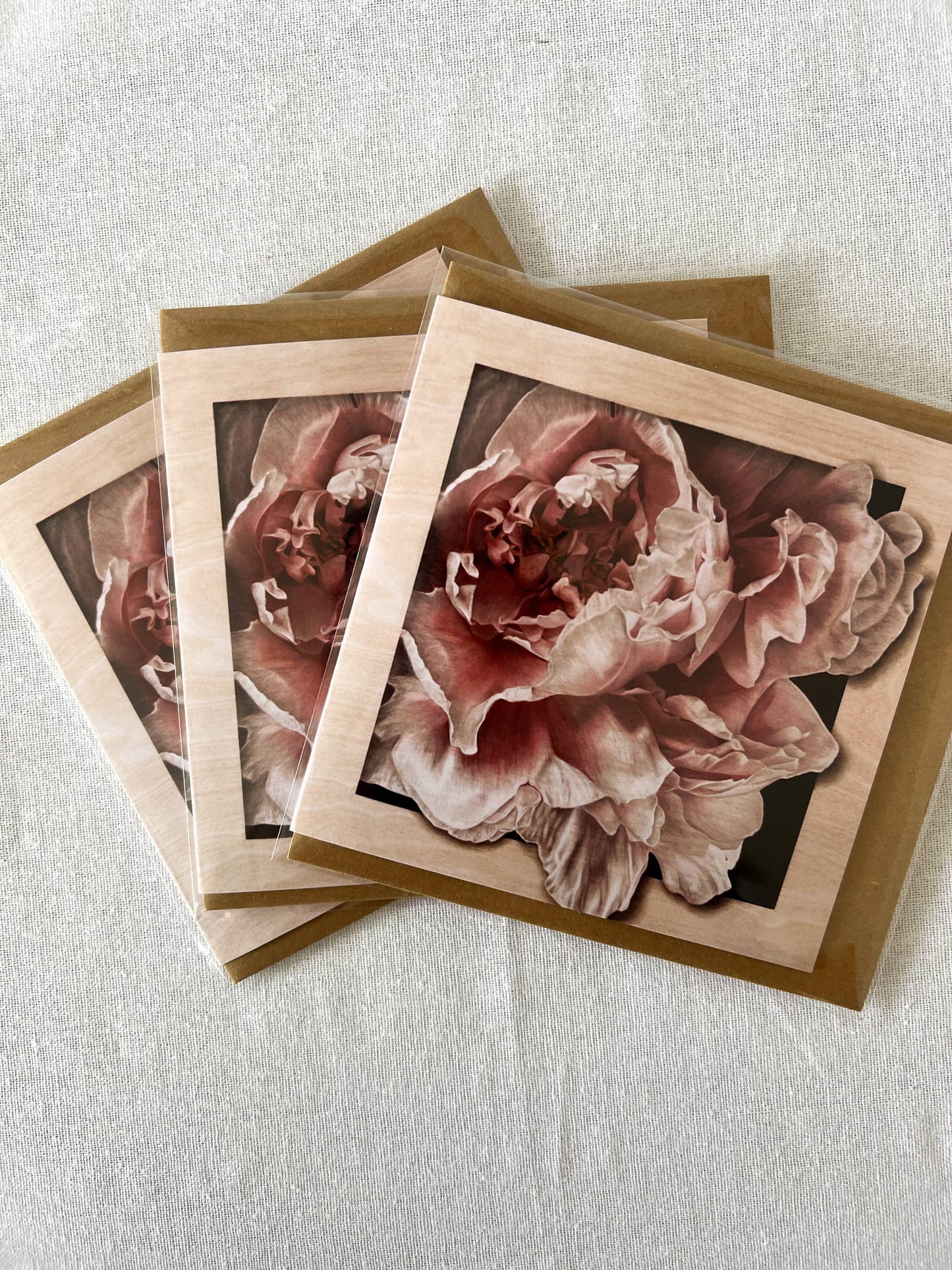 Greeting Card - "Ephemeral" Rose Wallflower by Jenna Chartrand